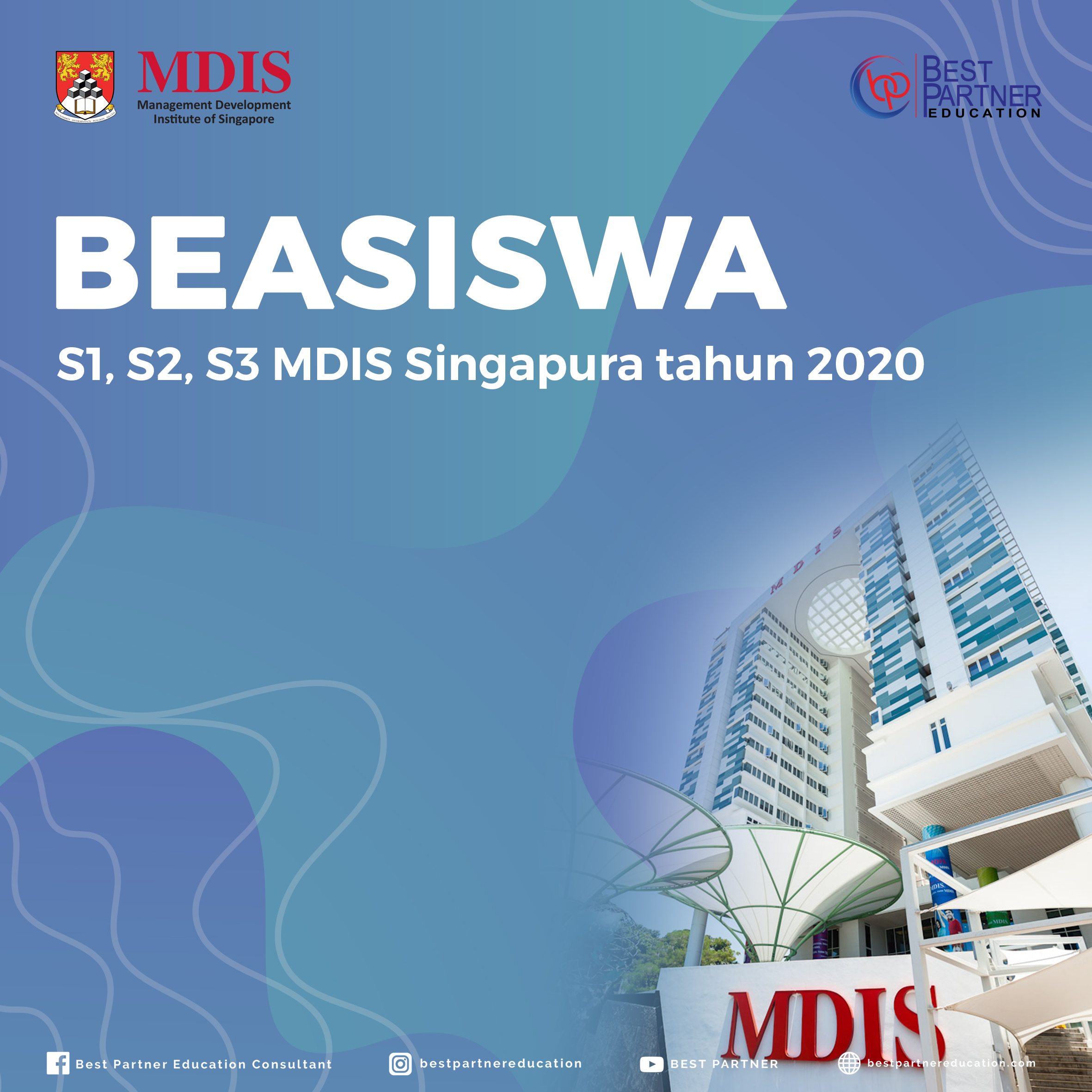Beasiswa S1, S2, S3 MDIS Singapura tahun 2020